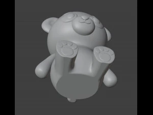 Panda Vase 3D Print Model