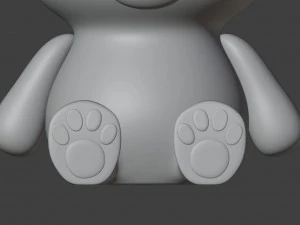 Panda Vase 3D Print Model