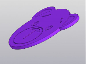 Bear Cup coaster 3D Print Model