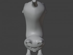 Figurine Male cat with balls Modelo de impresión 3D