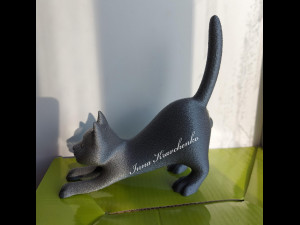 Figurine Male cat with balls Modelo de impresión 3D