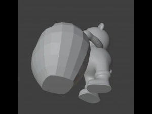 Happy Valentine Organizer Vase Planter 3D Print Model