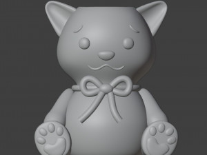 Toy cat Vase Organizer Modèles 3D en vedette