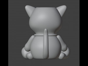 Toy cat Vase Organizer 3D Print Model