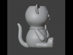 Toy cat Vase Organizer 3D Print Model