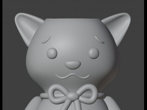 Toy cat Vase Organizer 3D Print Model