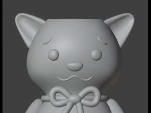 Toy cat Vase Organizer 3D Print Model
