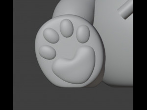 Toy cat Vase Organizer 3D Print Model