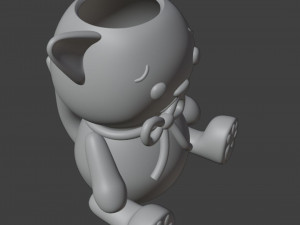 Toy cat Vase Organizer 3D Print Model