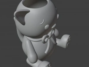 Toy cat Vase Organizer 3D Print Model