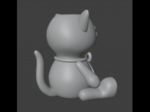 Toy cat Vase Organizer 3D Print Model