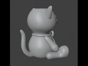 Toy cat Vase Organizer 3D Print Model