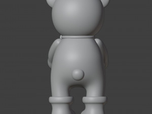 Set 2 models Bear Figurine Gift for Valentines Day 3D 打印模型