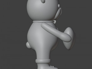 Set 2 models Bear Figurine Gift for Valentines Day 3D 打印模型