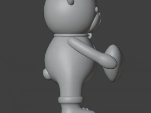 Set 2 models Bear Figurine Gift for Valentines Day 3D Print Model