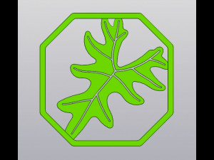 Alocasia leaf Wall decor Model do druku 3D