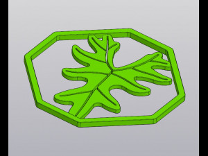 Alocasia leaf Wall decor Model do druku 3D