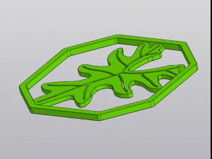 Alocasia leaf Wall decor 3D Print Model