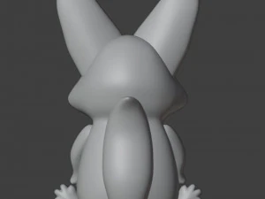Fennec fox Figurine 3D Print Model