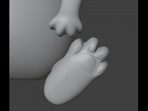 Fennec fox Figurine 3D Print Model