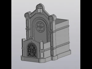 Crypt Planter 3D Print Model