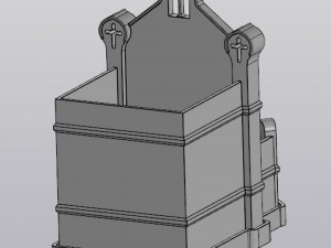 Crypt Planter 3D Baskı Modeli