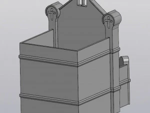 Crypt Planter 3D Print Model