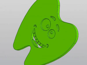 Smiling tooth Cup coaster Gift for dentist 3D Print Model