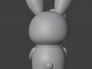 Easter Bunny Boy Figurine Modello di stampa 3D