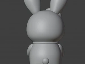 Easter Bunny Boy Figurine 3D Print Model