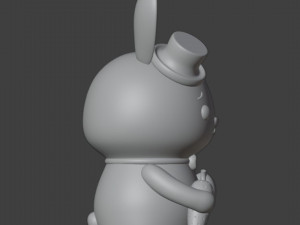 Easter Bunny Boy Figurine Modello di stampa 3D