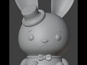 Easter Bunny Boy Figurine Modello di stampa 3D