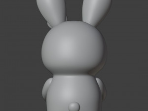 Easter Bunny Girl Figurine Modello di stampa 3D