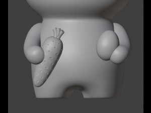 Easter Bunnies Figurines Couple Boy and Girl 3D Принт Модель