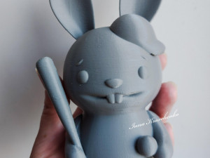 3D file Set Librarian Bunny Girl Figurine 👧・3D printer model to  download・Cults