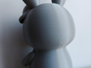 Easter Bunny Baseball Player Figurine Model Cetak 3D