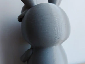 Easter Bunny Baseball Player Figurine 3D Print Model