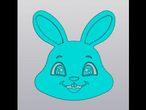 Easter Bunny Cup coaster Modelo de impresión 3D