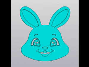 Porta copos Coelhinho da Páscoa Modelo de Impressão 3D