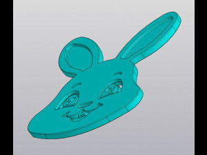 Easter Bunny Cup coaster 3D Print Model
