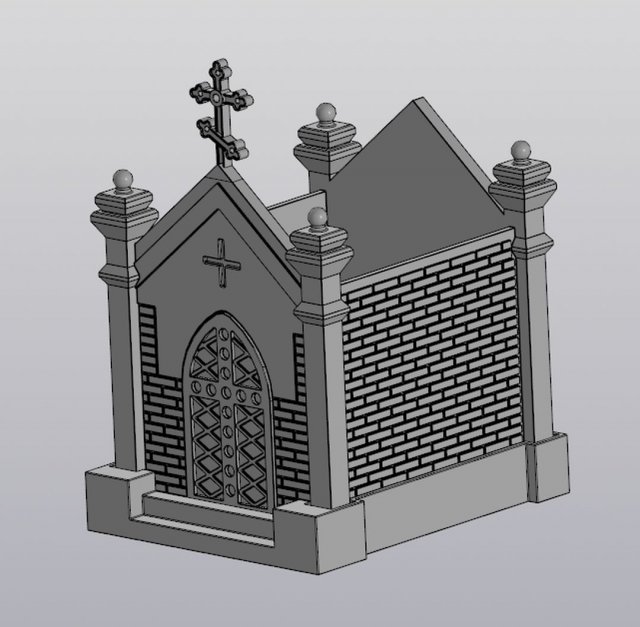 Crypt Planter v2 Model Cetak 3D .c4d .max .obj .3ds .fbx .stl .blend 