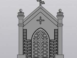 Crypt Planter v2 Model Cetak 3D