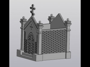 Crypt Planter v2 Model Cetak 3D