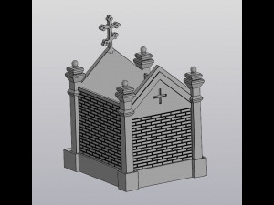 Crypt Planter v2 Model Cetak 3D