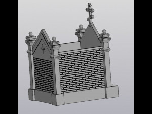 Crypt Planter v2 Model Cetak 3D