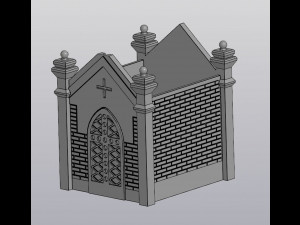 Crypt Planter v2 Model Cetak 3D