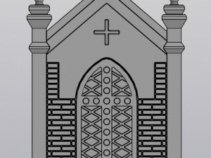 Crypt Planter v2 Model Cetak 3D