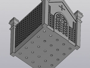 Crypt Planter v2 Model Cetak 3D