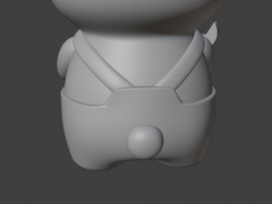 Bunny Auto Mechanic Figurine Modelo de Impressão 3D