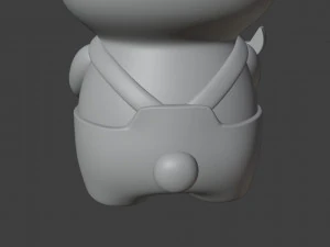 Bunny Auto Mechanic Figurine 3D Print Model